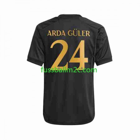 Fußballtrikots Real Madrid Arda Guler 24 Ausweich Trikotsatz 2023-2024